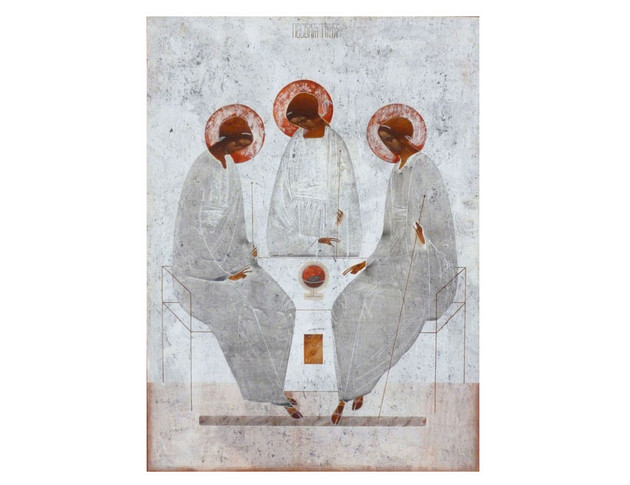 The Holy Trinity, Ivanka Demchuk Sacred Art Pilgrim
