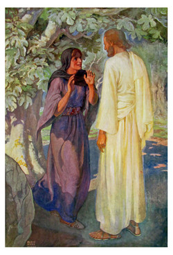 Picture in Focus: Jesus Appearing to Mary by Elsie Anna Wood