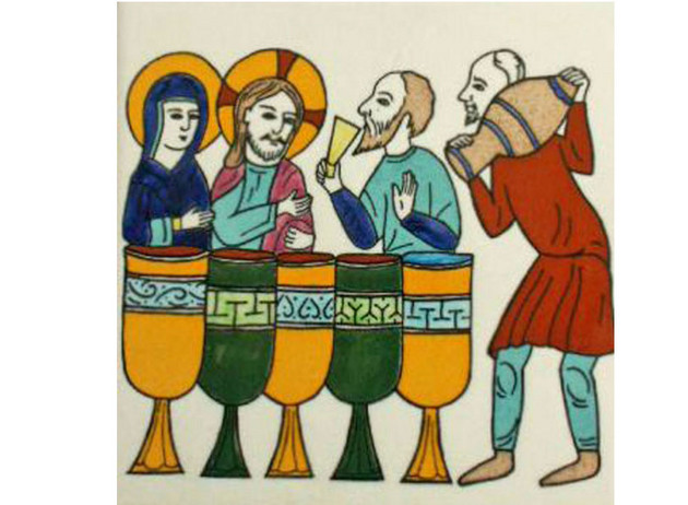 The Wedding at Cana, Unknown Armenian Artist Sacred Art Pilgrim