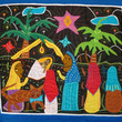 Picture in Focus: Nativity Mola by Unknown Kuna Artist
