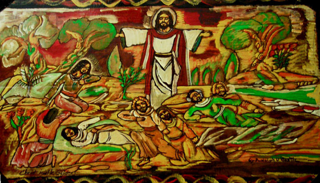 The Prayer in Gethsemane, Rudolph Valentino Bostic Sacred Art Pilgrim