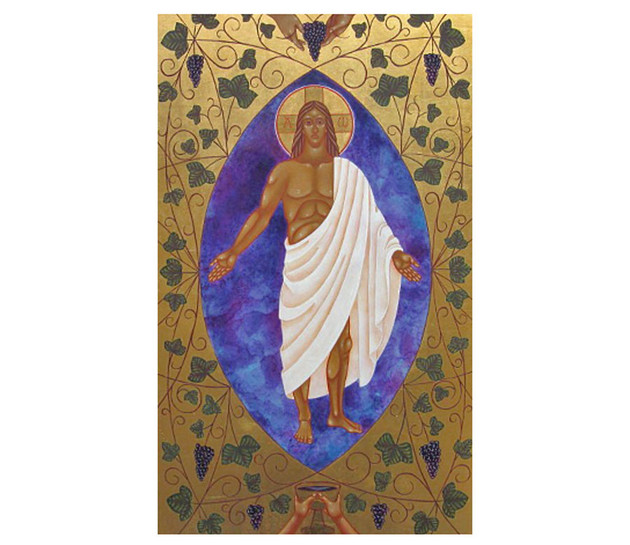 Christ the True Vine, Jodi Simmons Sacred Art Pilgrim