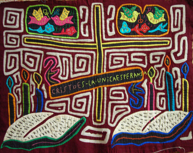 Christ, the Only Hope, Unknown Kuna Artist Sacred Art Pilgrim
