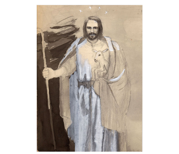 The Good Shepherd, Frances Watt Sacred Art Pilgrim