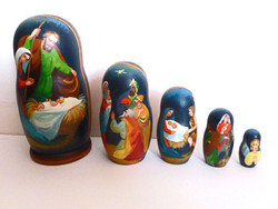 Picture in Focus: Russian Nesting Doll Nativity Set by Alexander Soshin