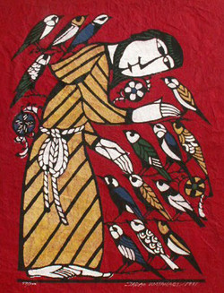 Week Forty-One: St. Francis Preaches to the Birds by Sadao Watanabe