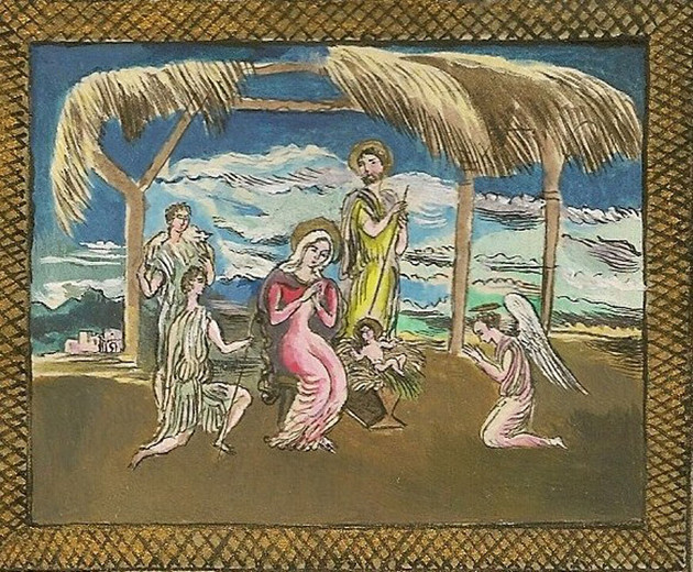 The Nativity, Hermine David Sacred Art Pilgrim