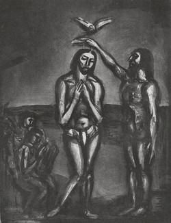 Birds in the Bible: "We Have Been Baptized into his Death" by Georges Rouault