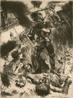 Picture in Focus: The Archangel Michael Drypoint by Lovis Corinth