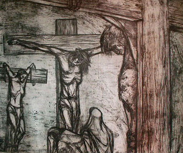 Station XII, Pat M. Mallinson Sacred Art Pilgrim