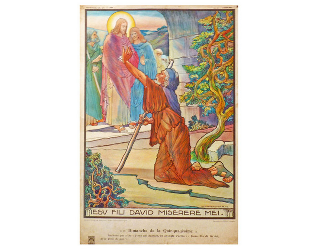 "Jesus, Son of David, Have Mercy on Me", Jos Speybrouck Sacred Art Pilgrim