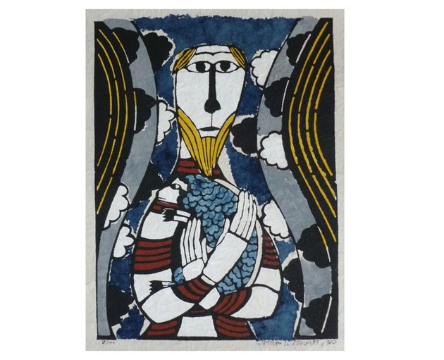 The Good Shepherd, Sadao Watanabe Sacred Art Pilgrim