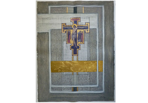 He Was Wounded for Our Transgressions, Sandra Bowden Sacred Art Pilgrim