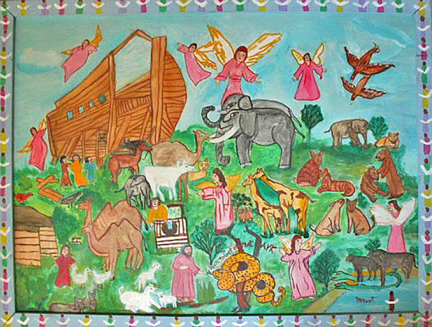 Noah’s Ark, Myrtice West Sacred Art Pilgrim