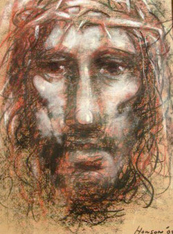 Christ Portraits by Peter Howson: Head of Christ