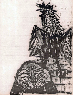 Birds in the Bible: Peter and the Crowing Rooster by Otto Dix