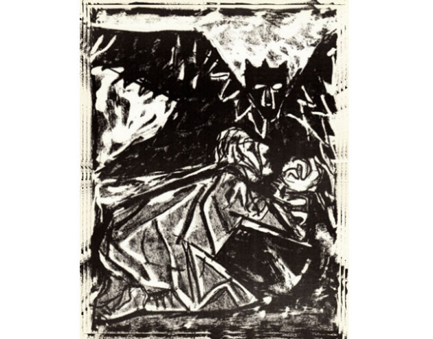 The Agony in the Garden, Otto Dix Sacred Art Pilgrim