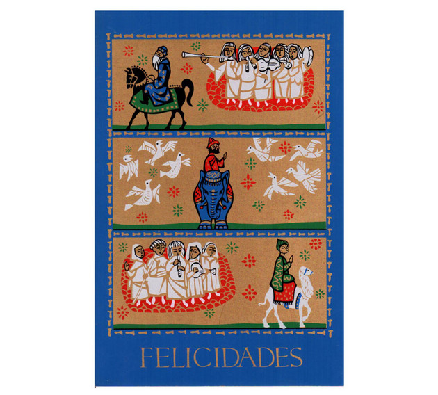 The Rejoicing Wise Men, Irene Delano Sacred Art Pilgrim