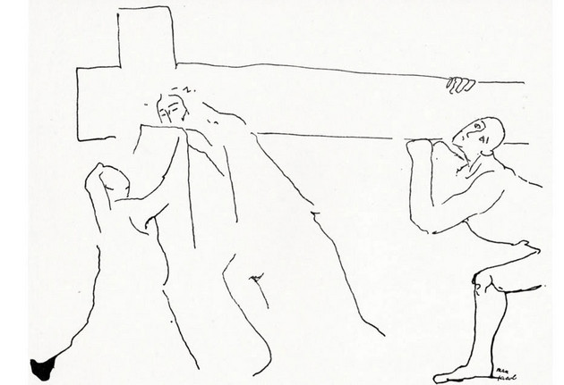 Visions des souffrances (The Love of St. Veronica), Max Jacob Sacred Art Pilgrim